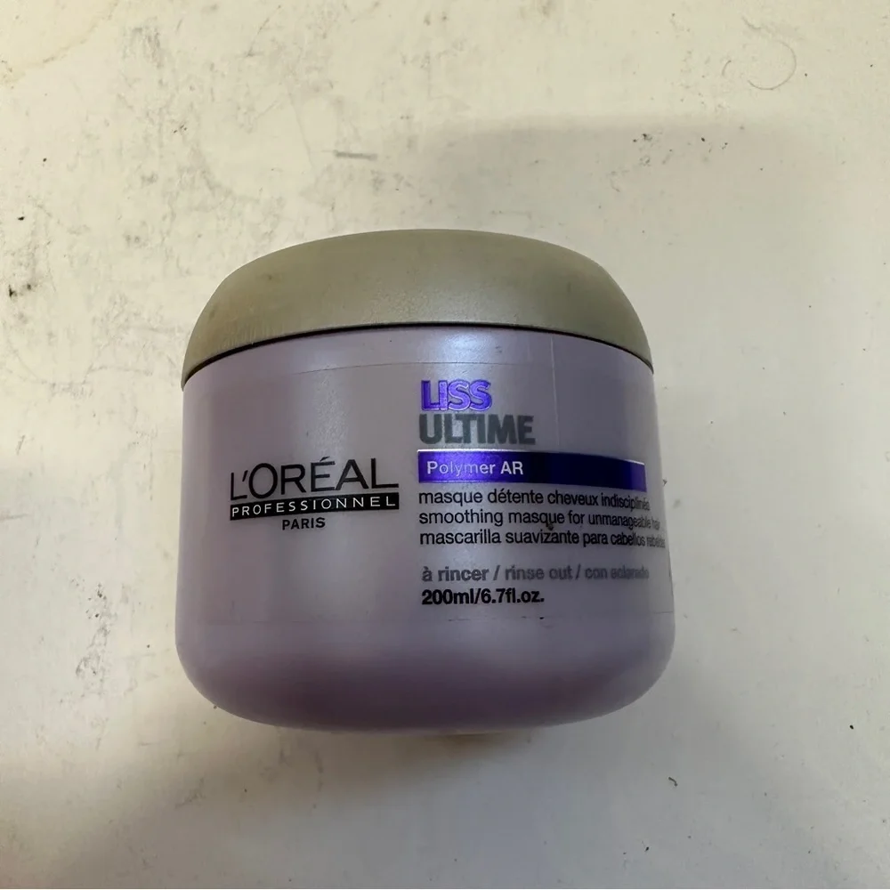 Loreal Liss Ultime Polymer AR Smoothing Masque 6.7 OZ